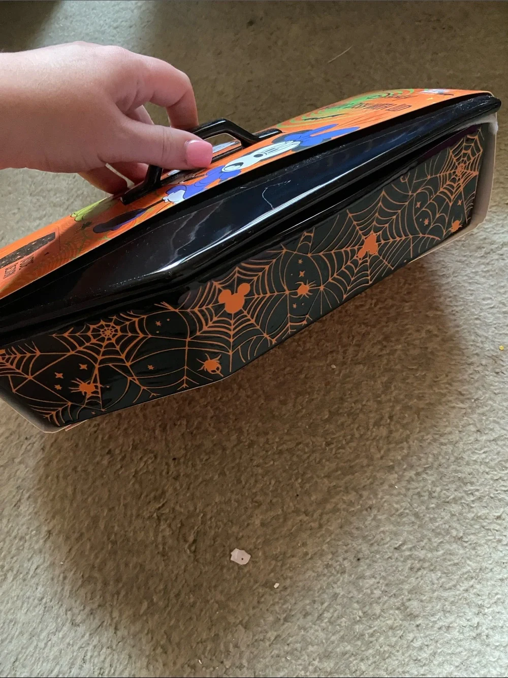 Disney coffin shaped baking dish